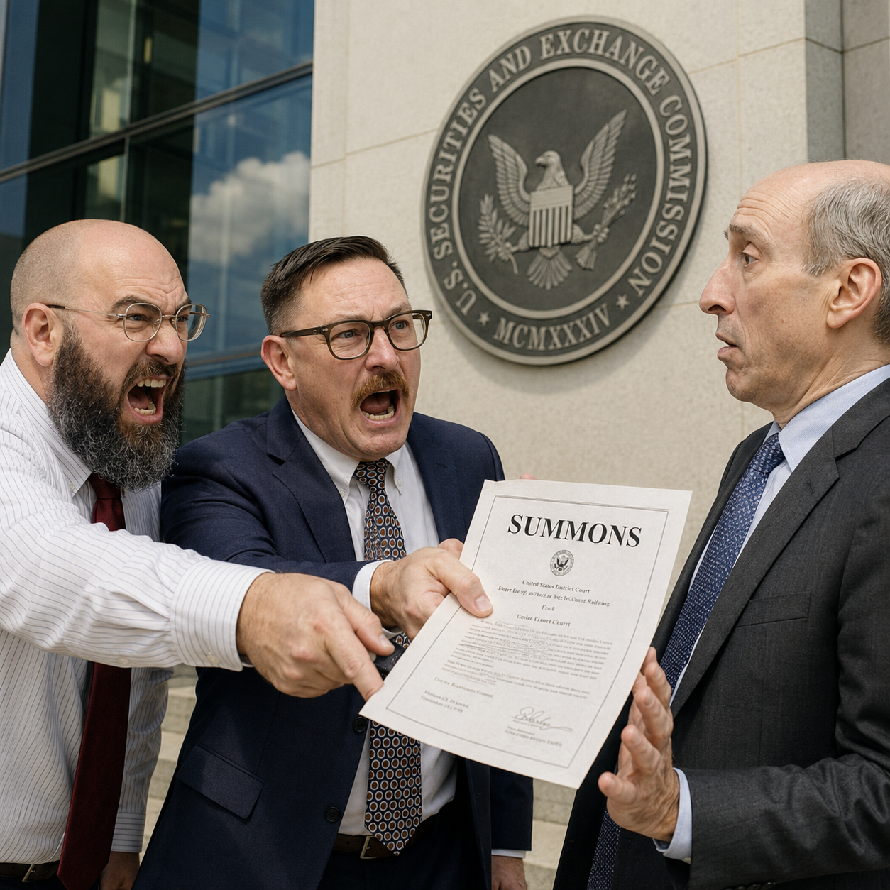 Timeline image for We sue the SEC