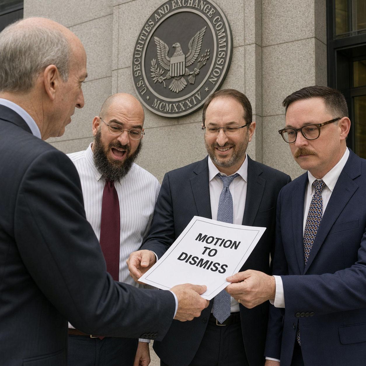 Timeline image for The SEC files a motion to dismiss