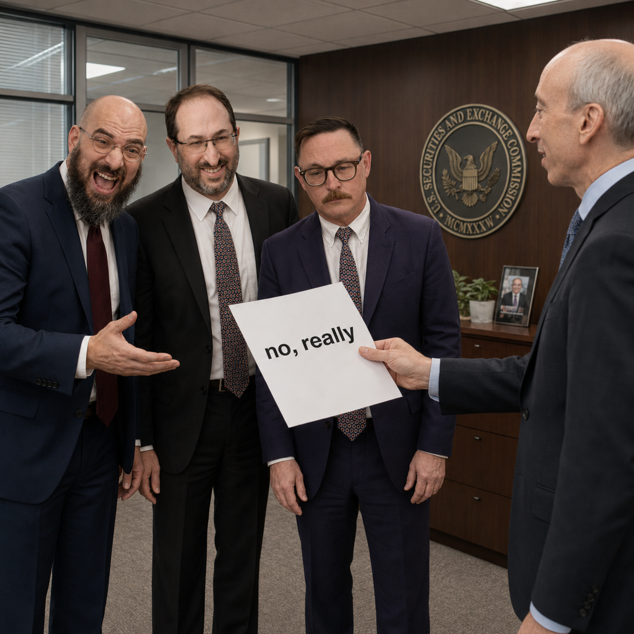 Timeline image for The SEC replies